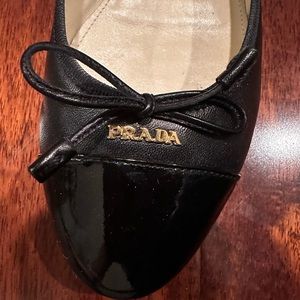 Almost New Prada Ballet Flats - Size 38